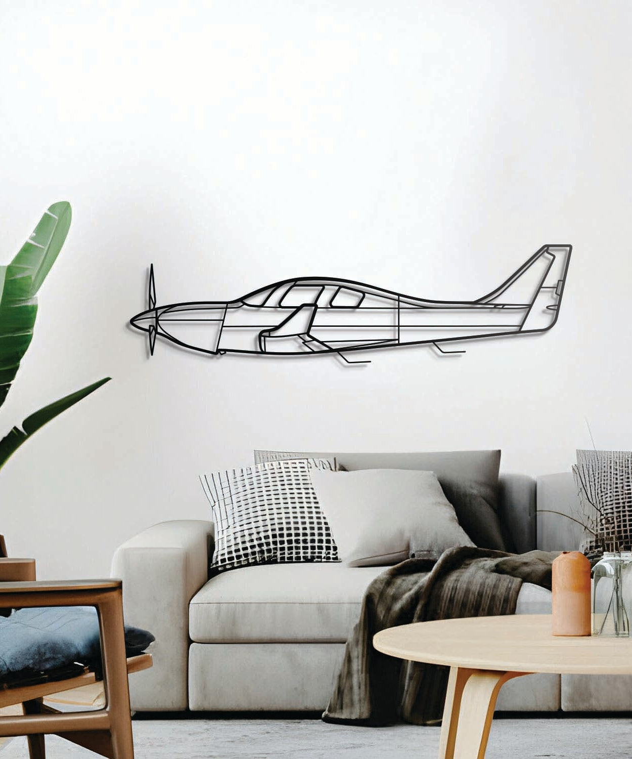 Lancair IV-P Metallflugzeug Wandkunst - NCP0433