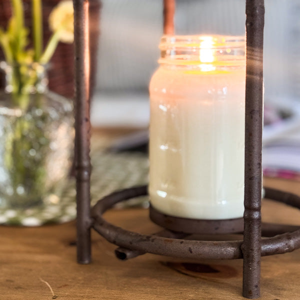 Laternen im Vintage-Stil mit offenem Käfig-Design, 2er-Set