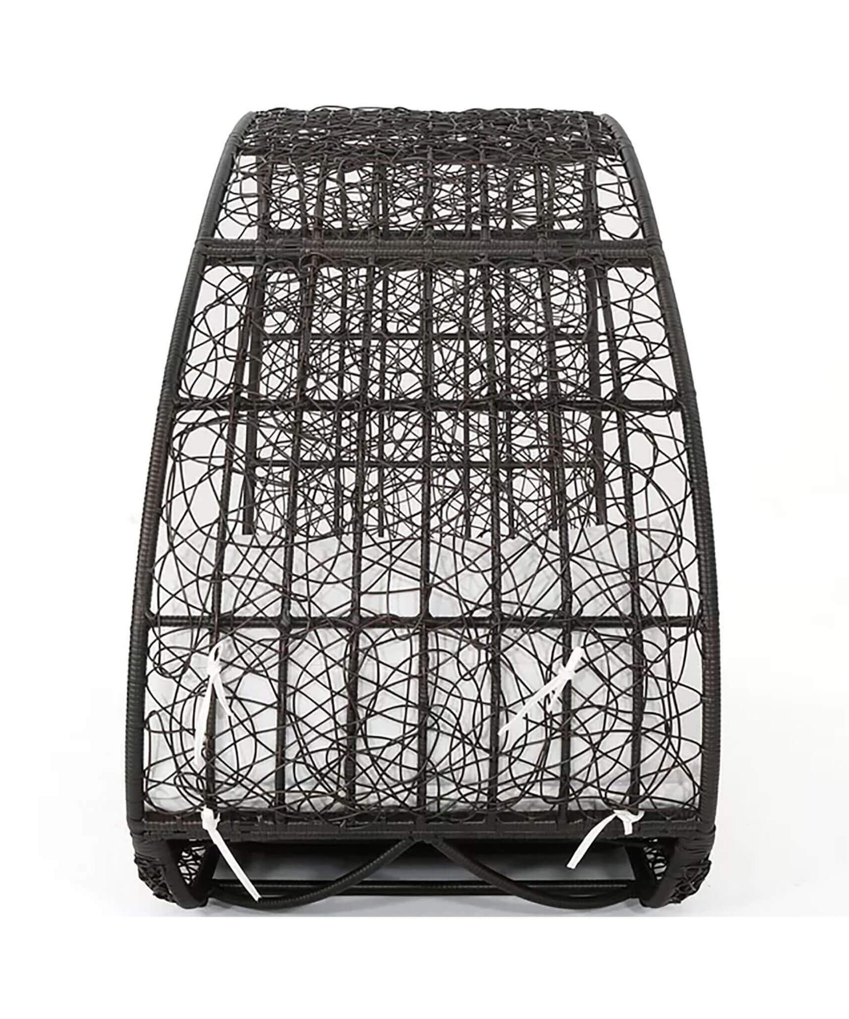 Alora Large 2-Person Abigal Outdoor Wicker Daybed With Aluminum Frame And Cushions (SAK23942)