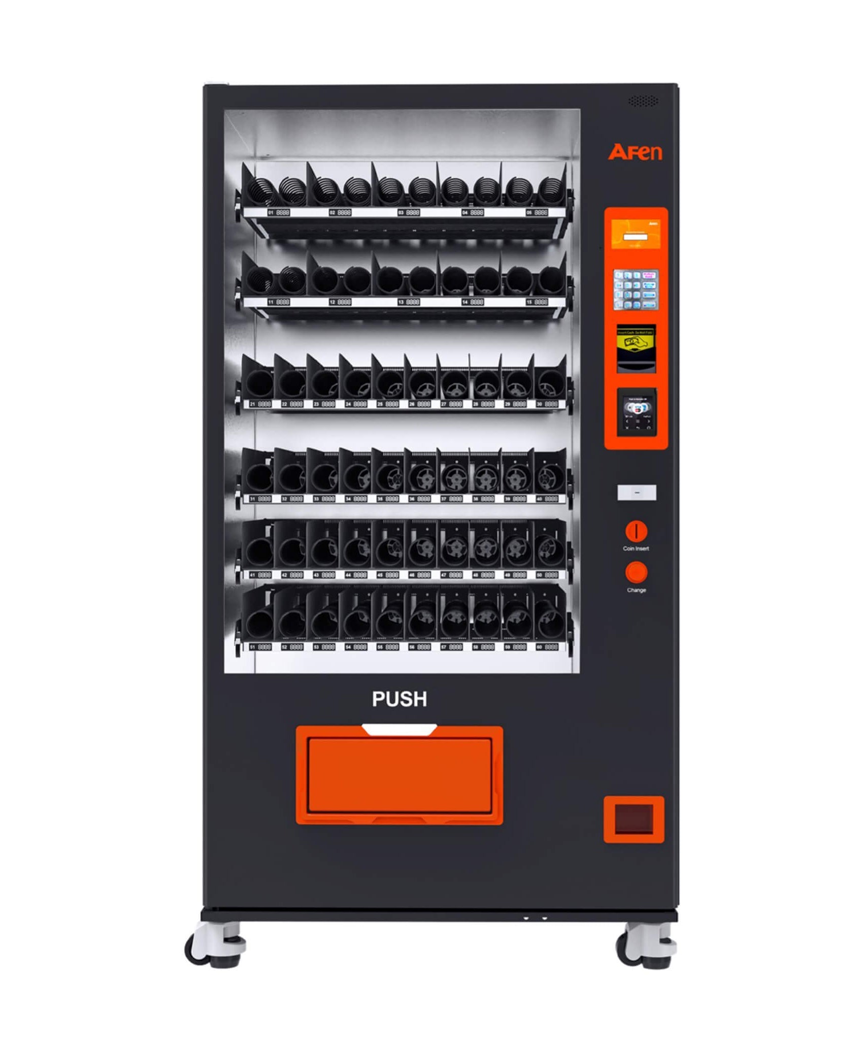 Large 60-Slot Commercial Snack And Drink Refrigerated Combo Vending Machine (SAK58735)