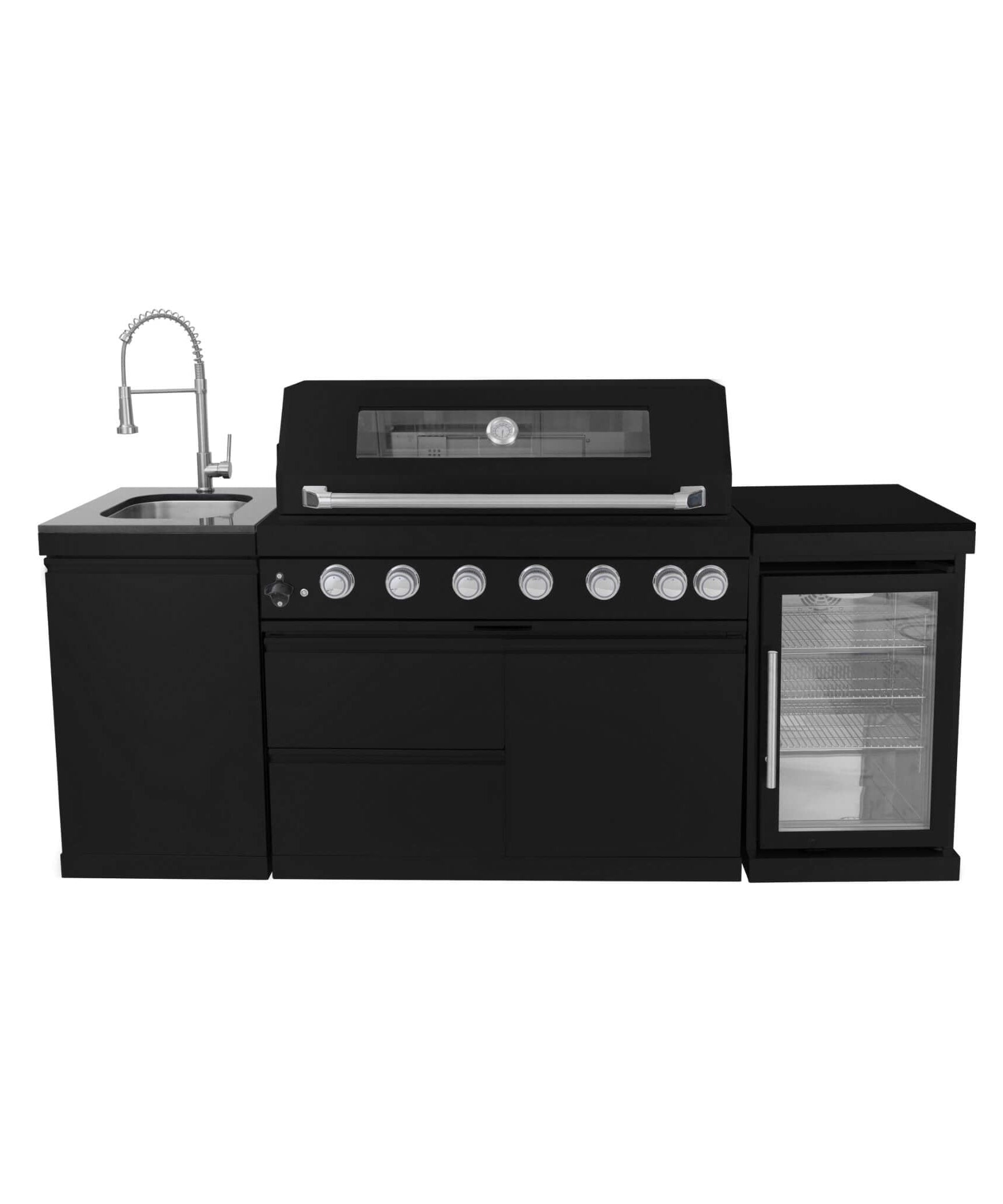Large 68L Stainless Steel Single-Door Fridge For Outdoor Kitchen Islands (SAK15296)