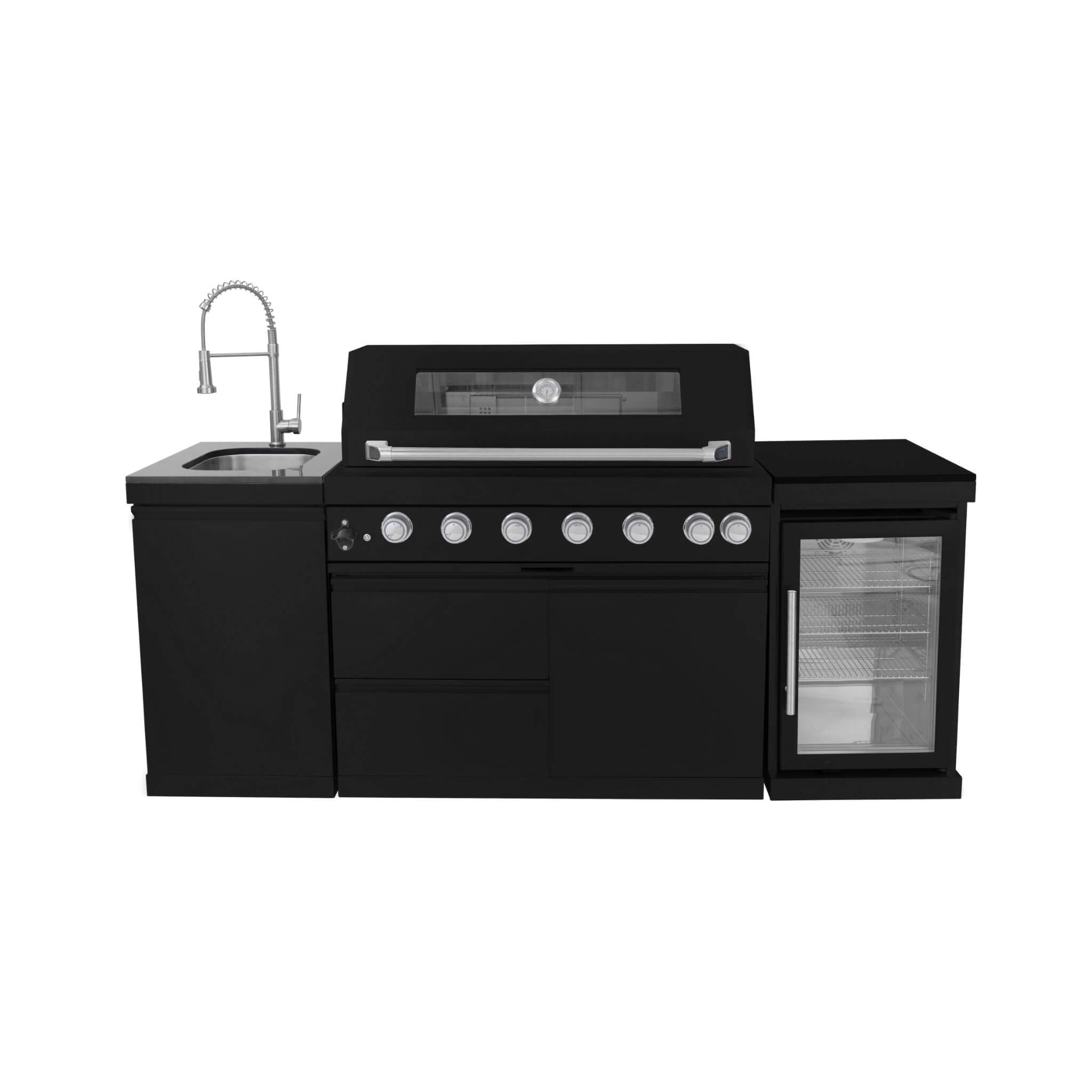 Large 68L Stainless Steel Single-Door Fridge For Outdoor Kitchen Islands (SAK15296)