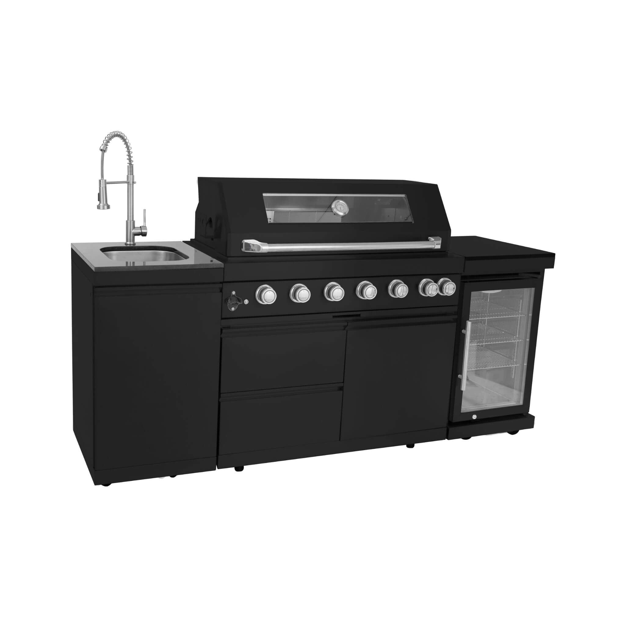 Large 68L Stainless Steel Single-Door Fridge For Outdoor Kitchen Islands (SAK15296)
