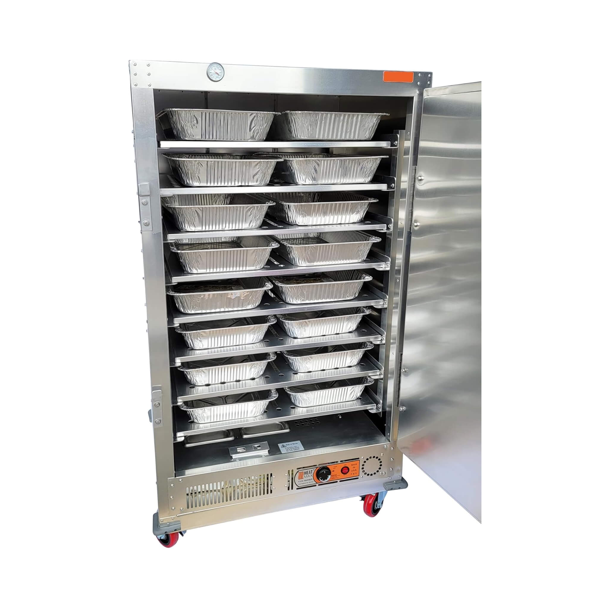 Large Electric Commercial Food Warmer Holding Cabinet For 16 Full Size Pans [Pans Not Included] (SAK30279)