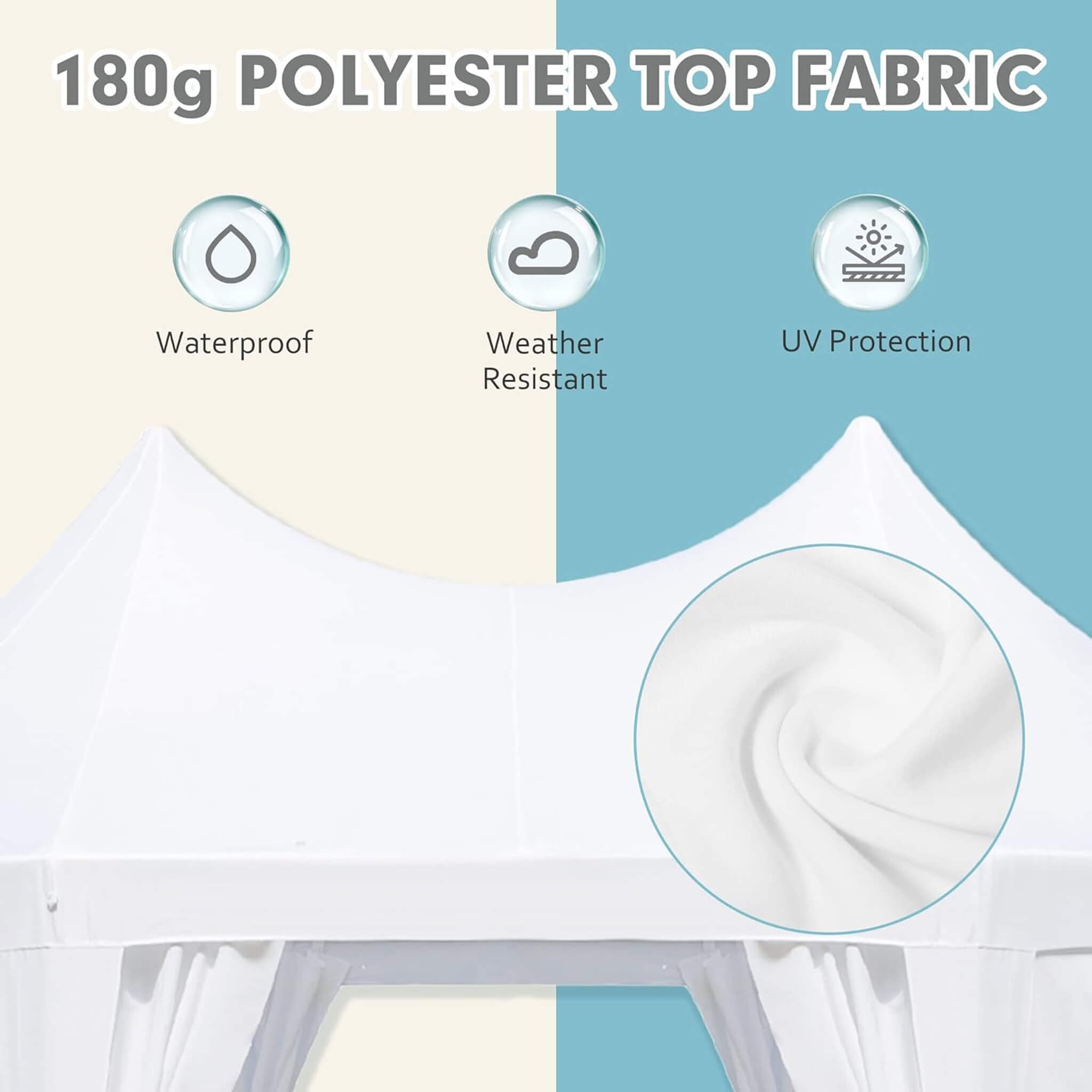 Large Heavy-Duty Customizable Party Tent With Sidewalls And Windows (SAK72615)