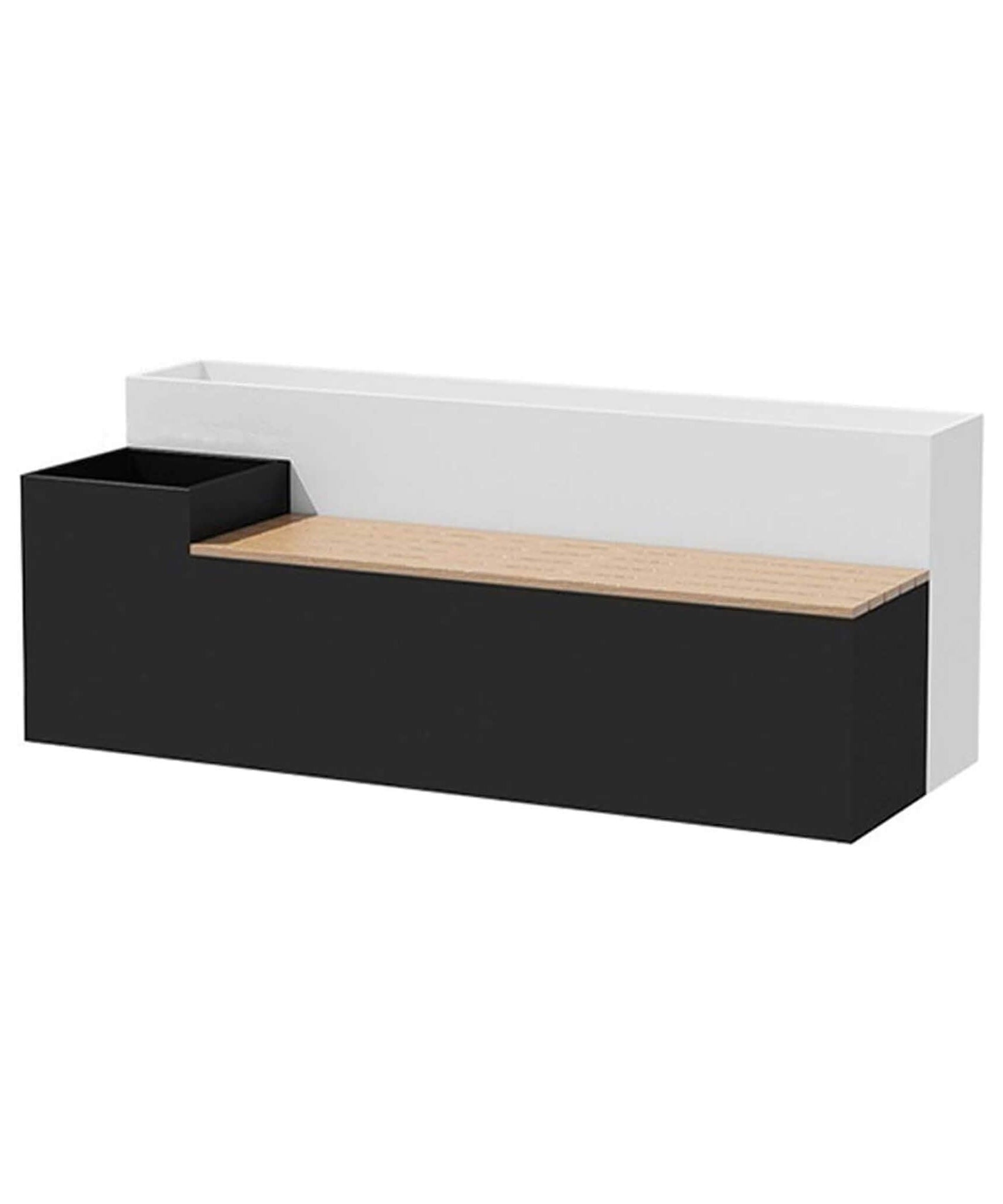 Large Outdoor All-Weather Commercial Flower Box Potting Bench [Made To Order] (SAK70249)