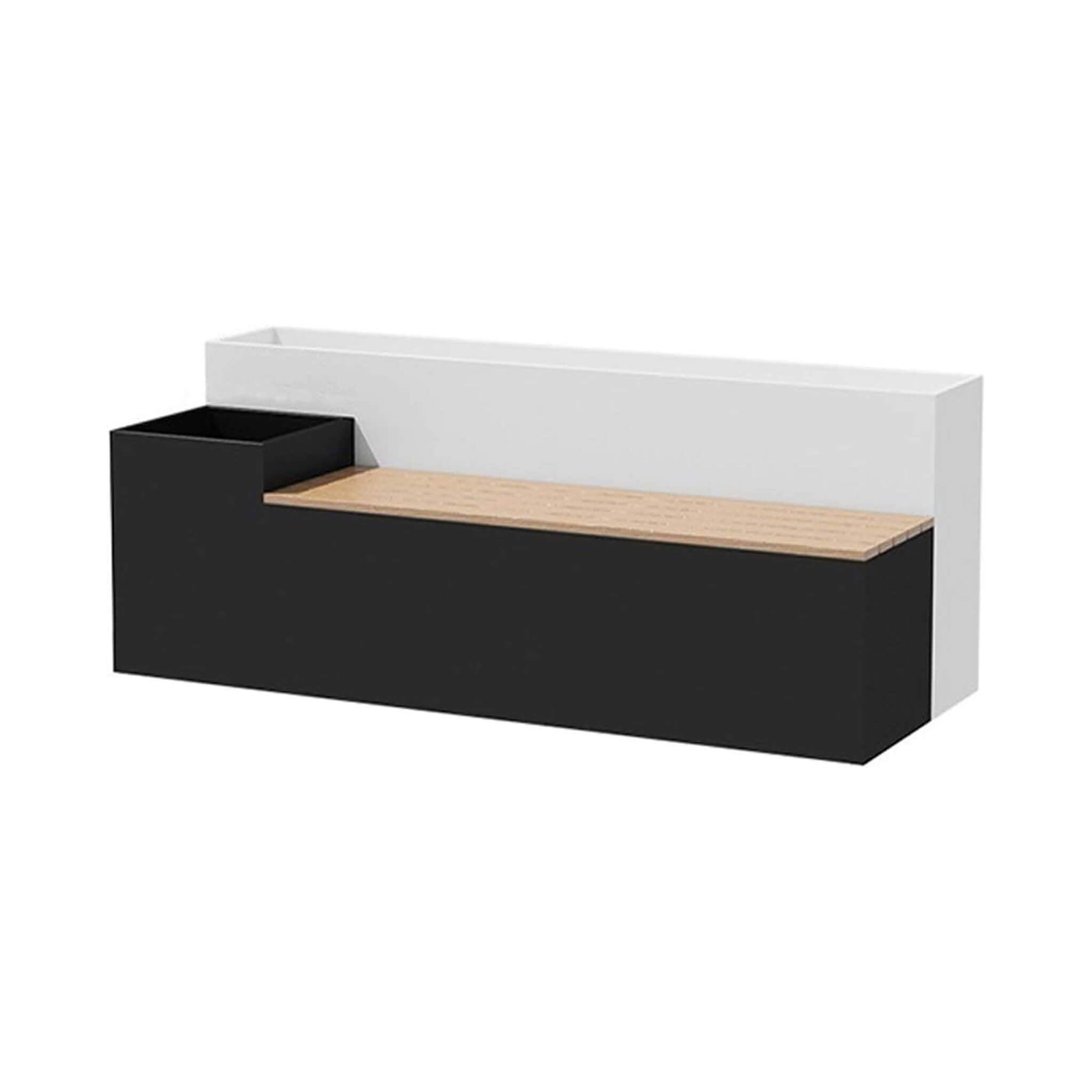 Large Outdoor All-Weather Commercial Flower Box Potting Bench [Made To Order] (SAK70249)