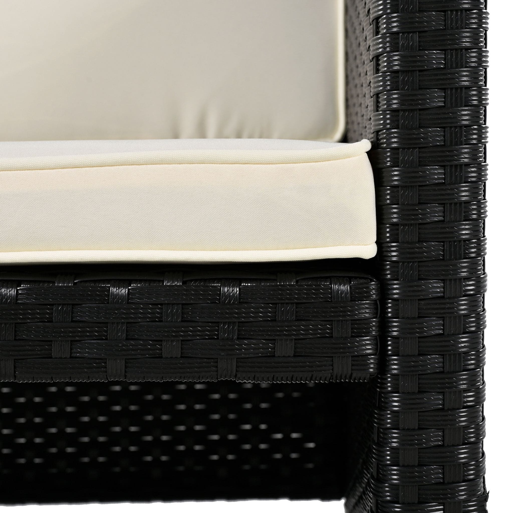Alora Large Outdoor Quadrilateral Spa Surround Rattan Sectional Sofa Set With Storage Compartments (SAK80217)