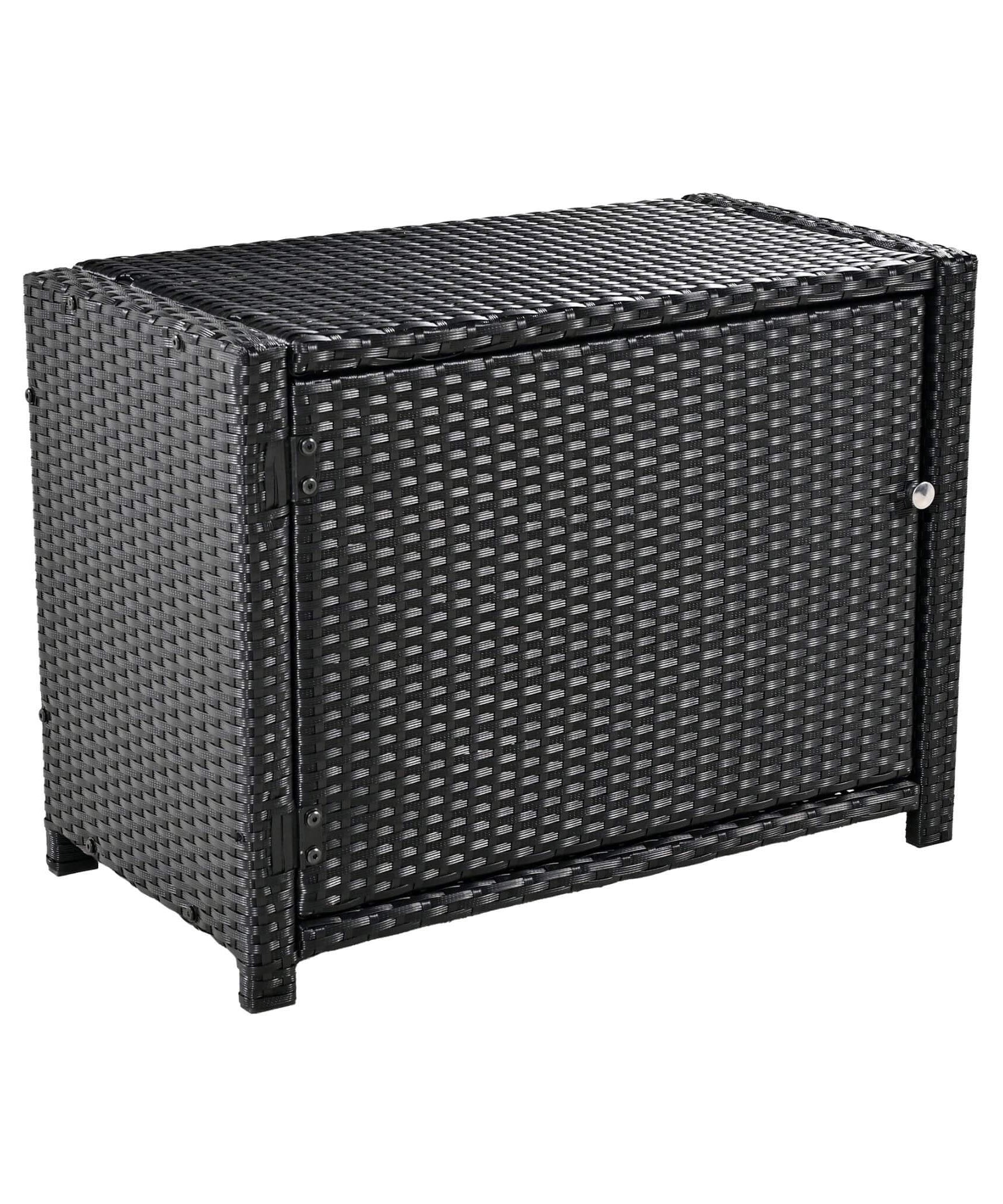 Alora Large Outdoor Quadrilateral Spa Surround Rattan Sectional Sofa Set With Storage Compartments (SAK80217)
