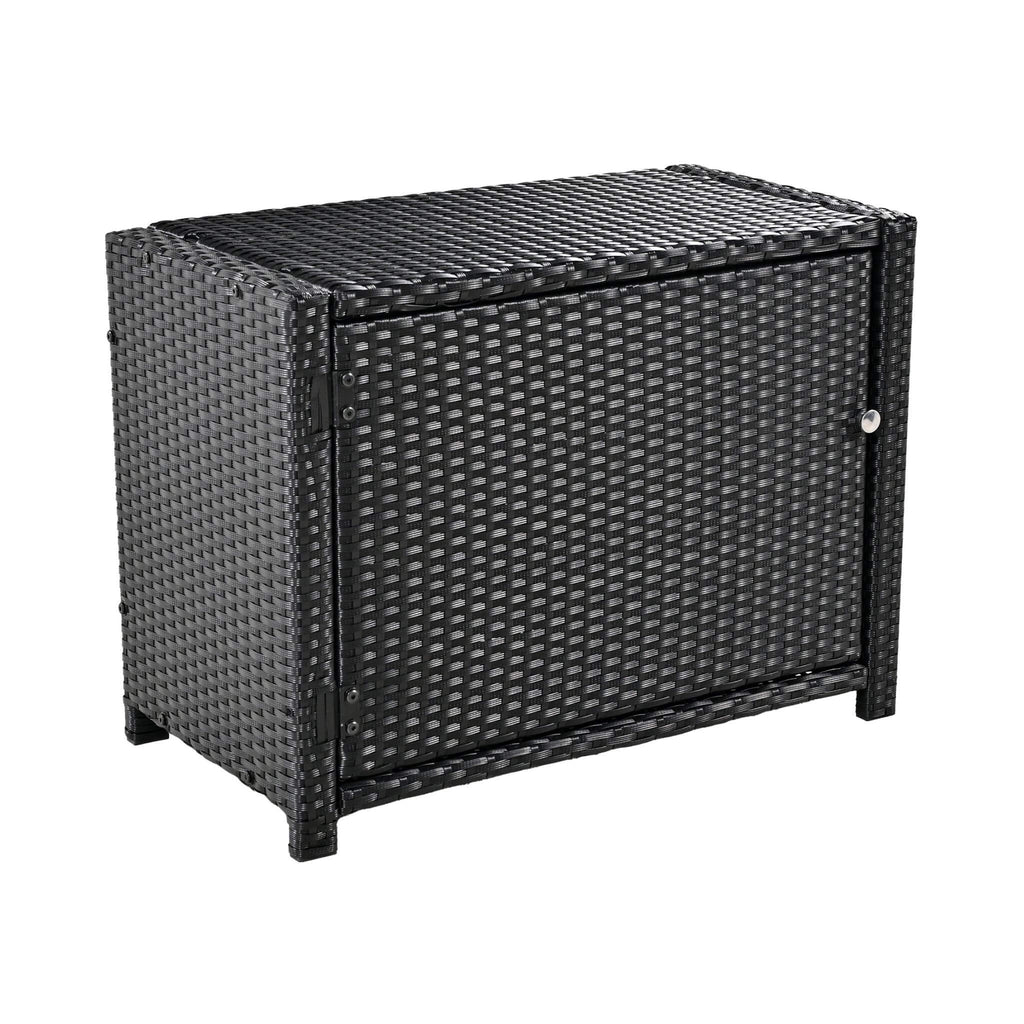 Alora Large Outdoor Quadrilateral Spa Surround Rattan Sectional Sofa Set With Storage Compartments (SAK80217)