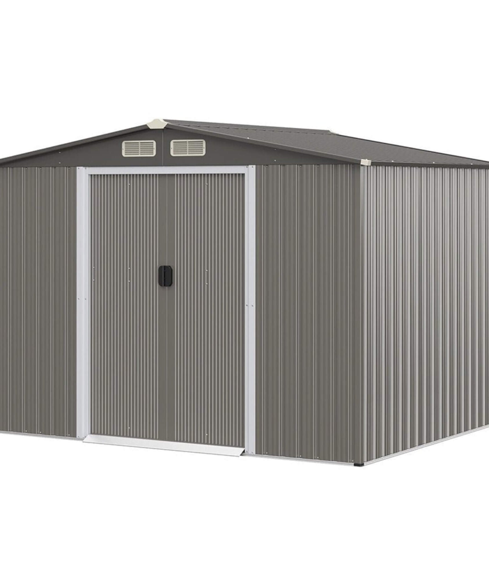 [08X06FT] Alora Premium Outdoor Steel Tool Storage Garden Backyard Shed (SAK74185)