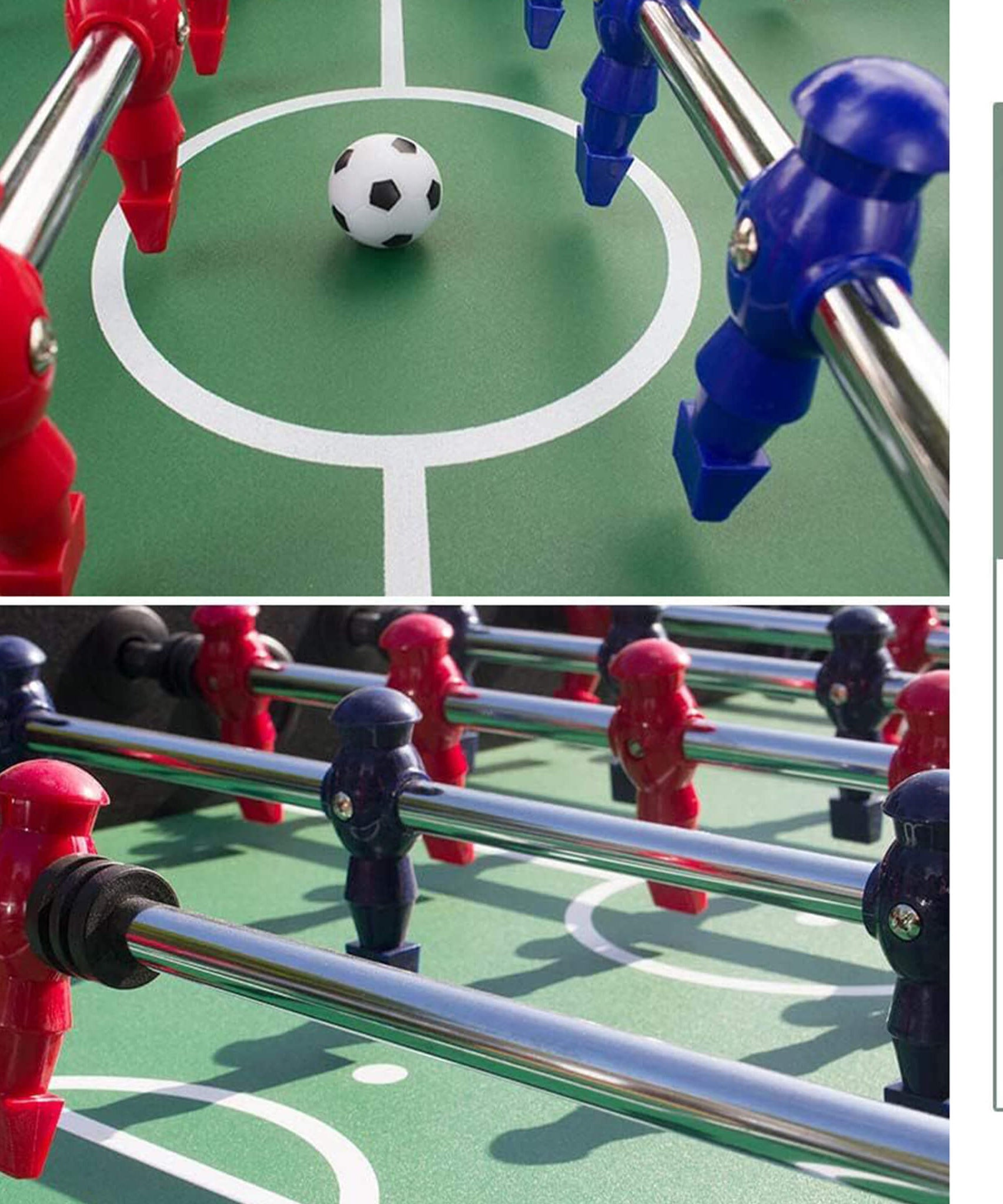Large 56-Inch Premium Full-Size Soccer Foosball Game Table (SAK96312)