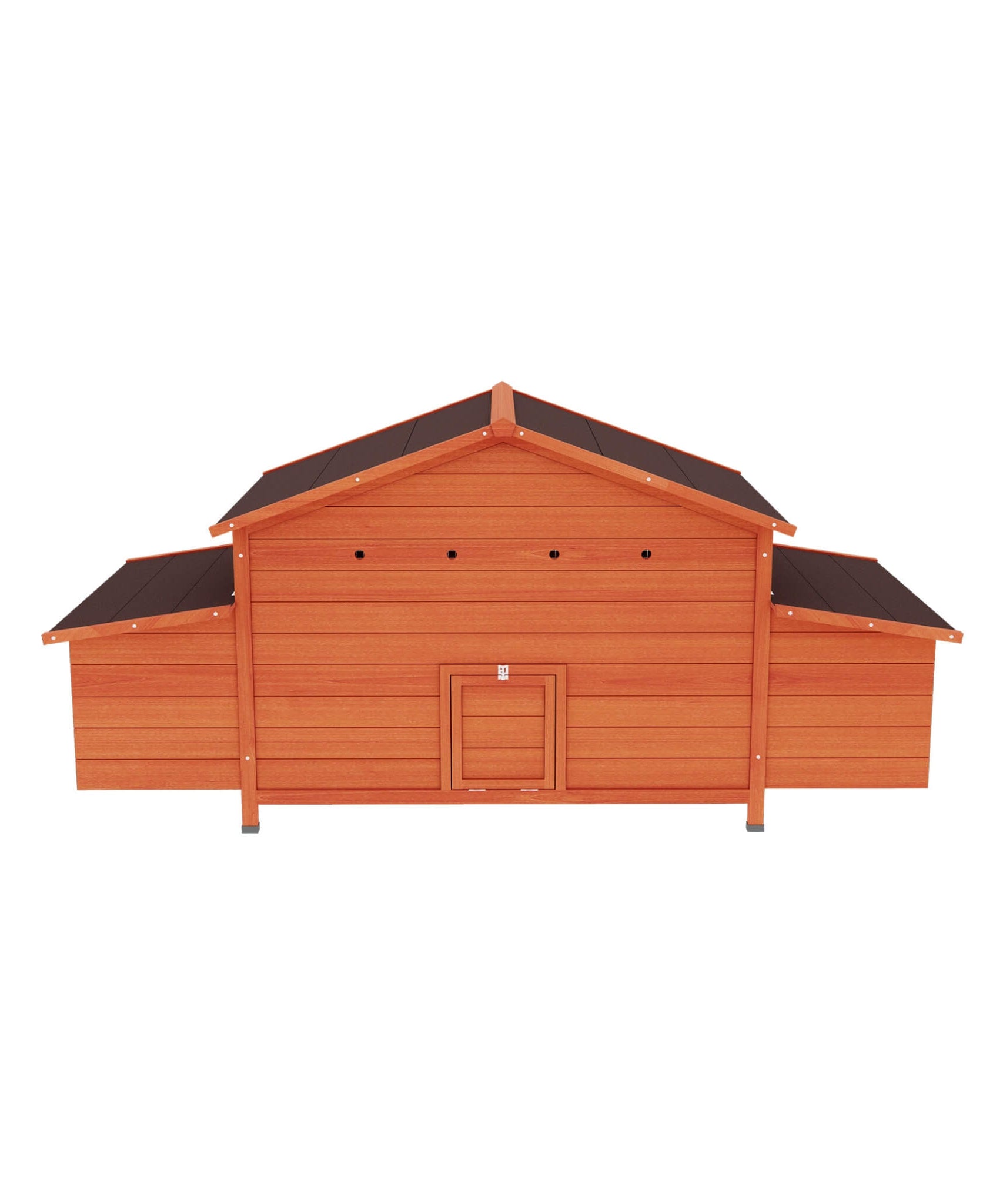 Large 44-Inch Premium Outdoor Spacious Wooden Chicken Coop With Two-Sides Nesting Boxes (SAK21875)