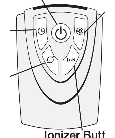 Lasko 2033653A Upright Fan Remote Control