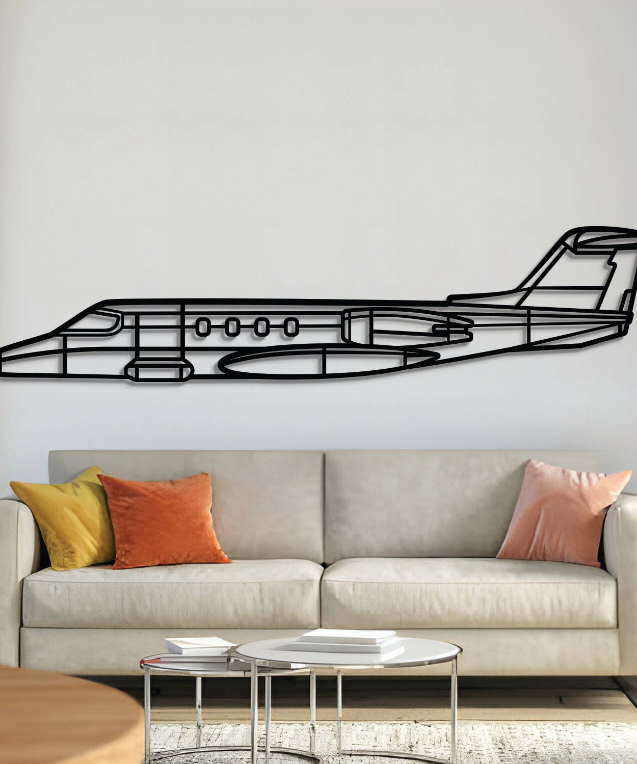 25D Metall-Flugzeug-Wandkunst - NCP0502