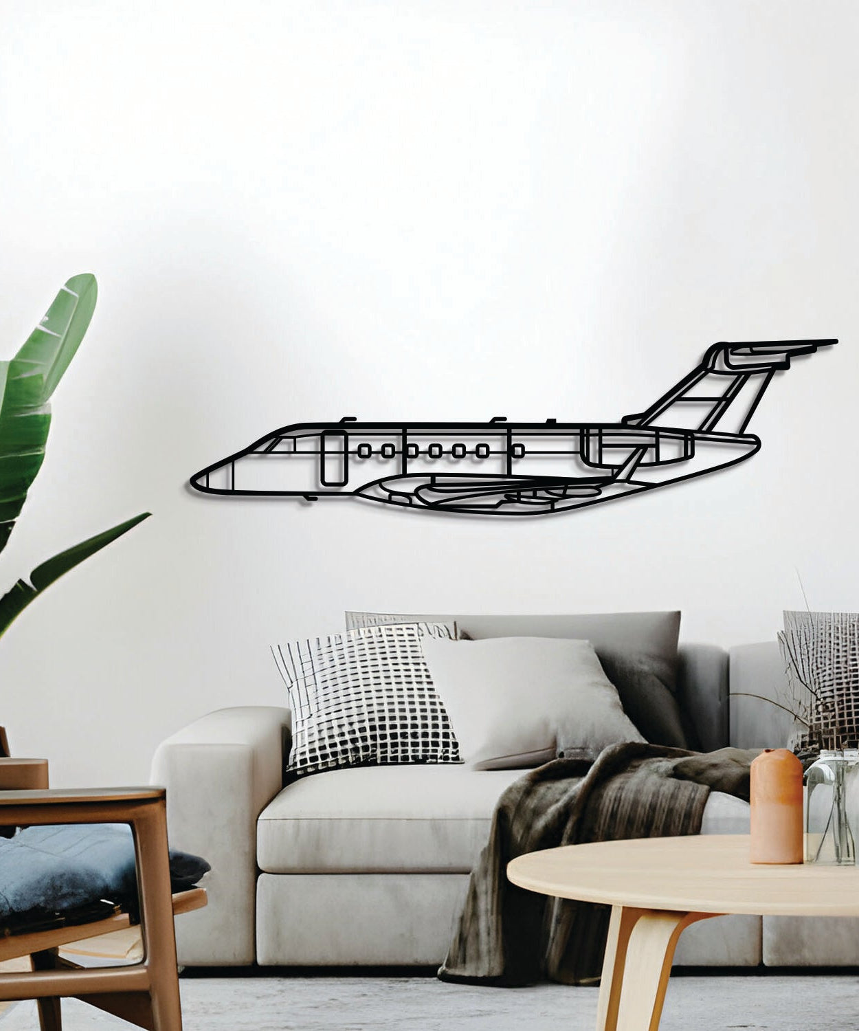 Legacy 500 Metall-Flugzeug-Wandkunst - NCP0577