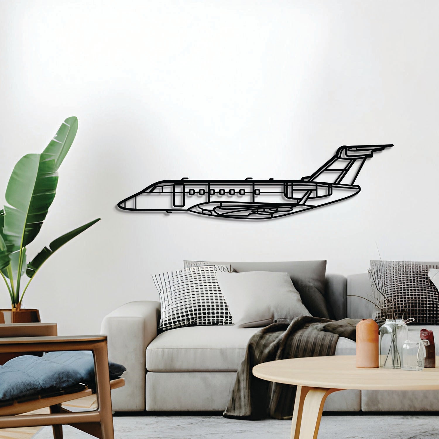 Legacy 500 Metall-Flugzeug-Wandkunst - NCP0577