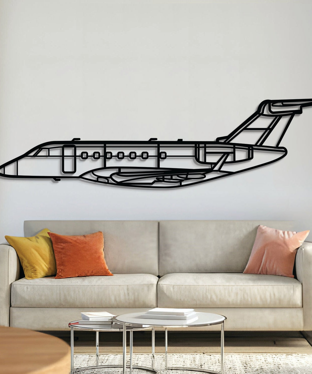 Legacy 500 Metall-Flugzeug-Wandkunst - NCP0577