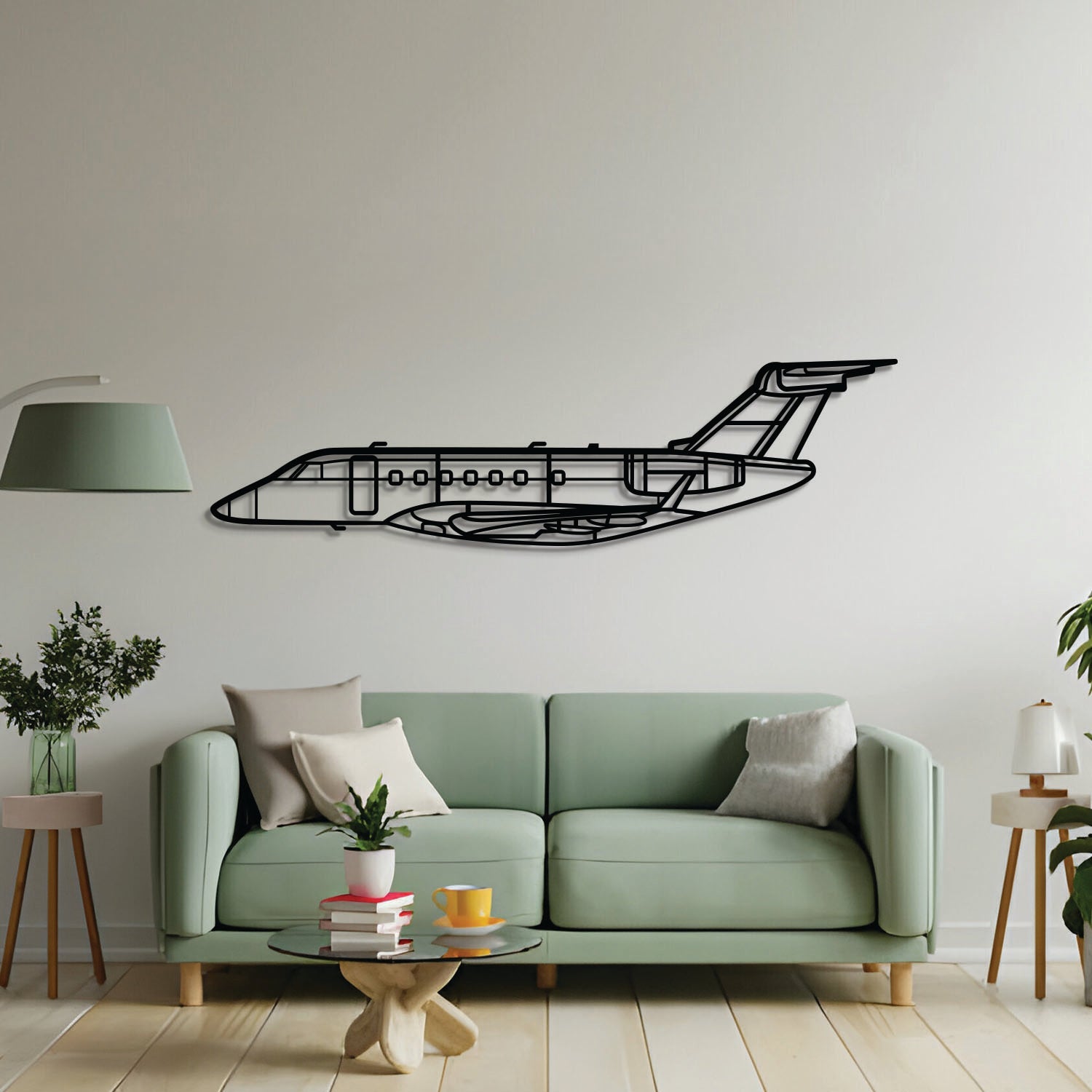 Legacy 500 Metall-Flugzeug-Wandkunst - NCP0577