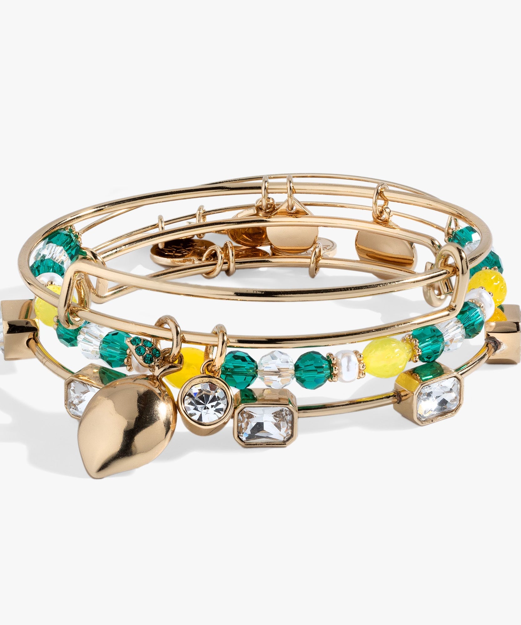 Lemon Charm Bangle Set of 3