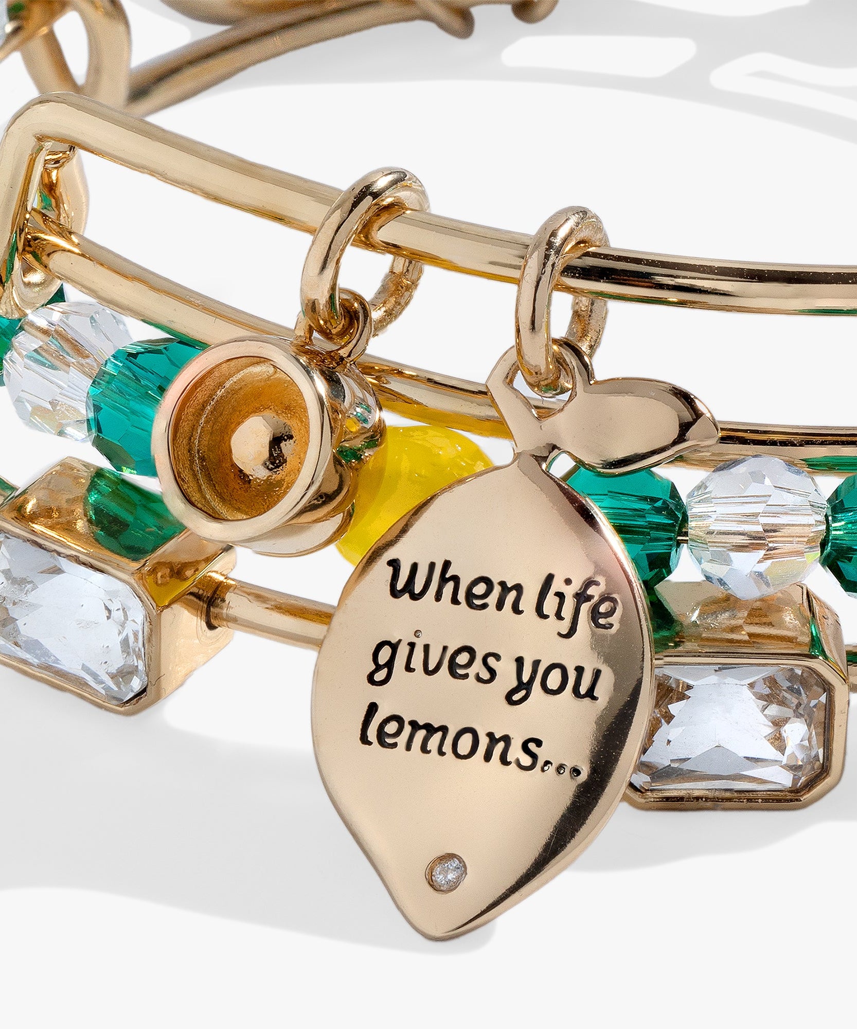 Lemon Charm Bangle Set of 3