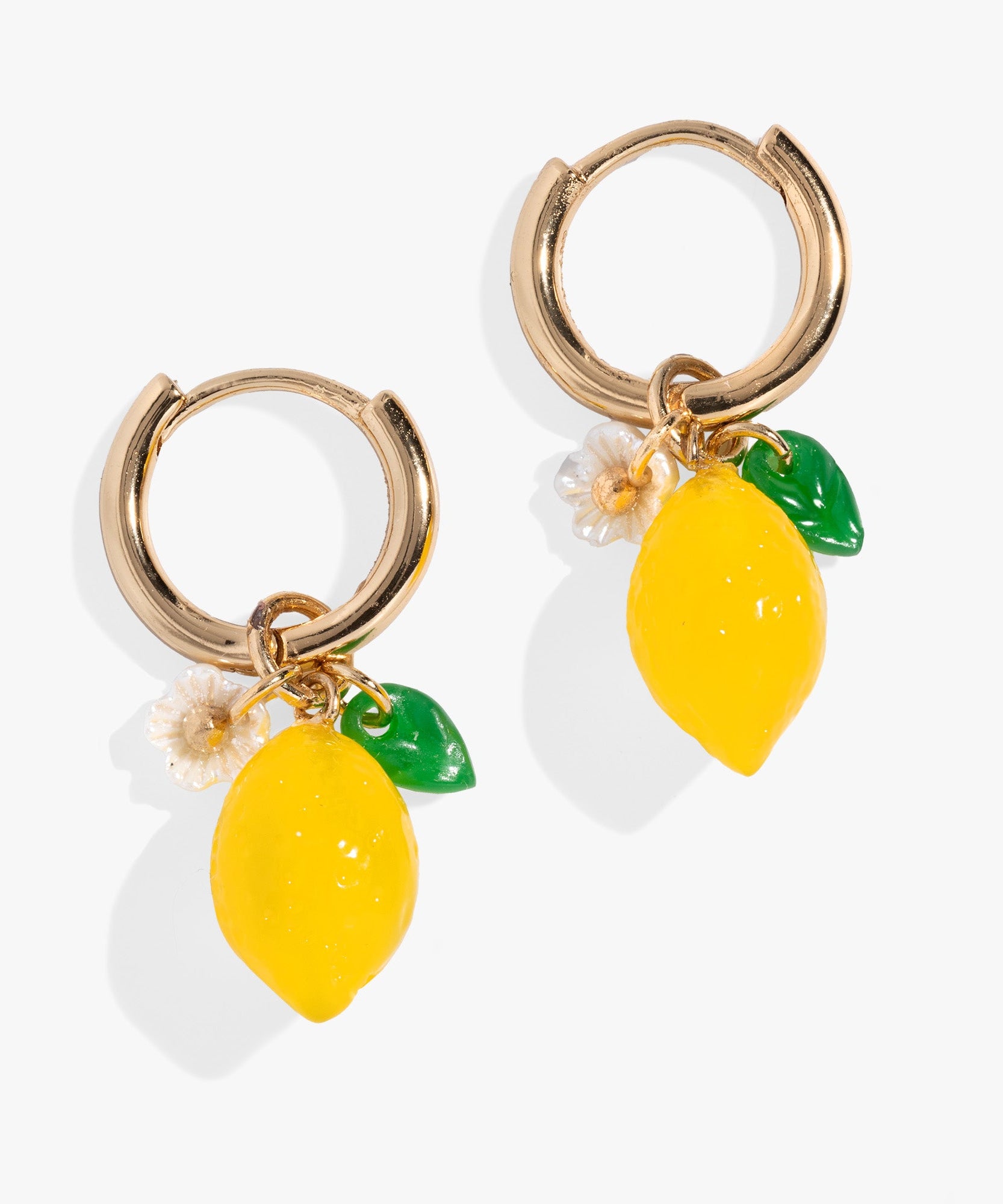 Lemon Huggie Hoop