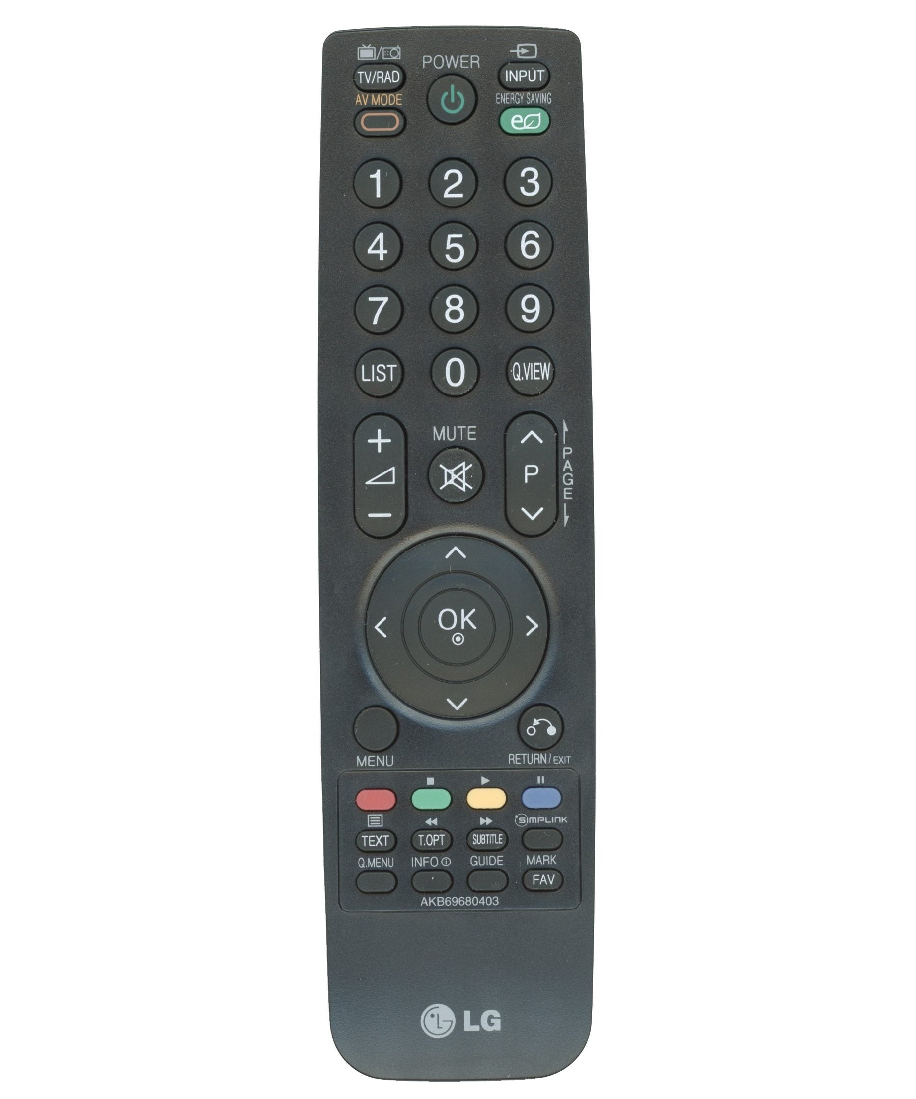 LG AKB69680403 TV Remote Control