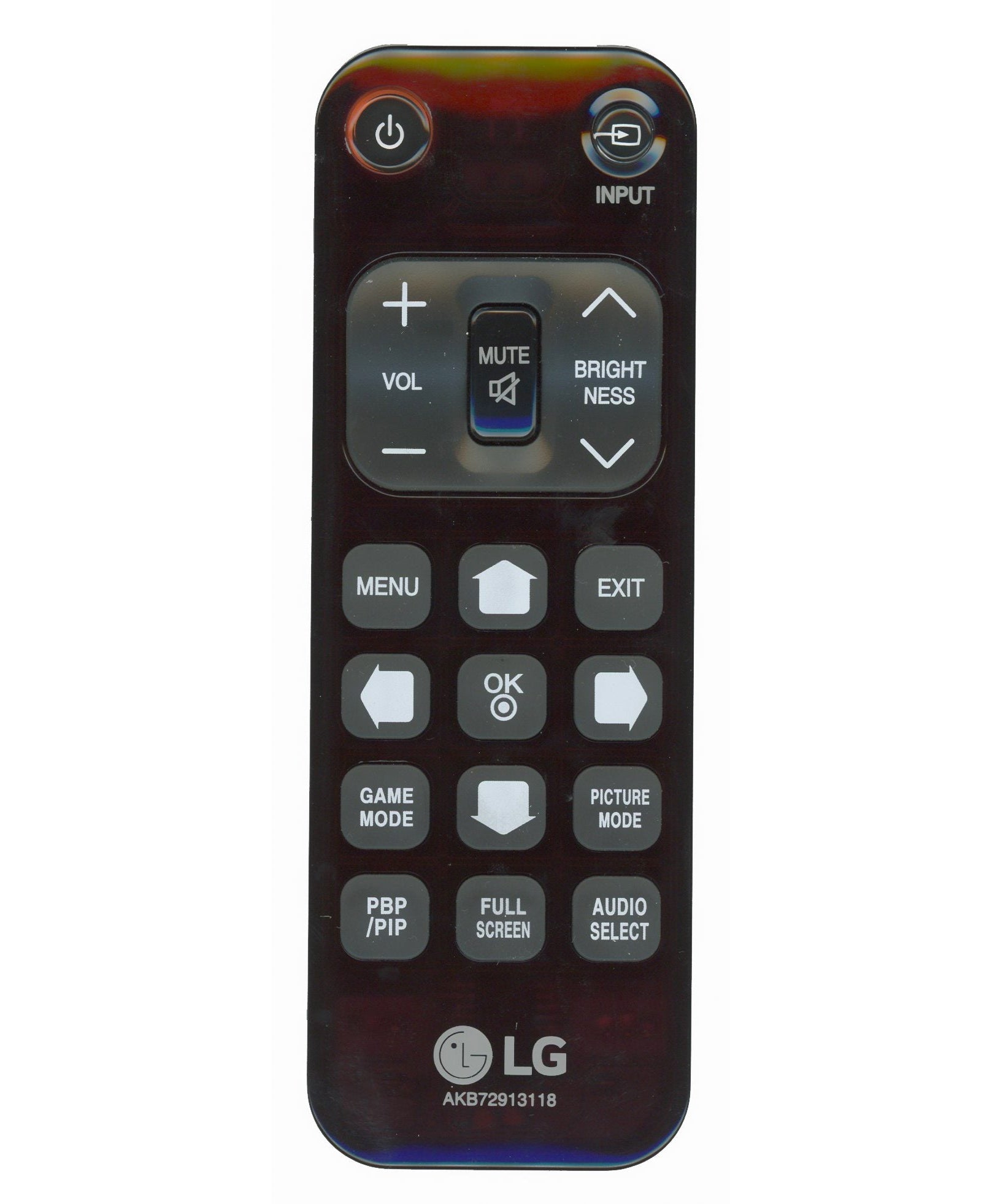LG AKB72913118 Monitor Remote Control - For 43UD79, 43UD79B, 43UD79T