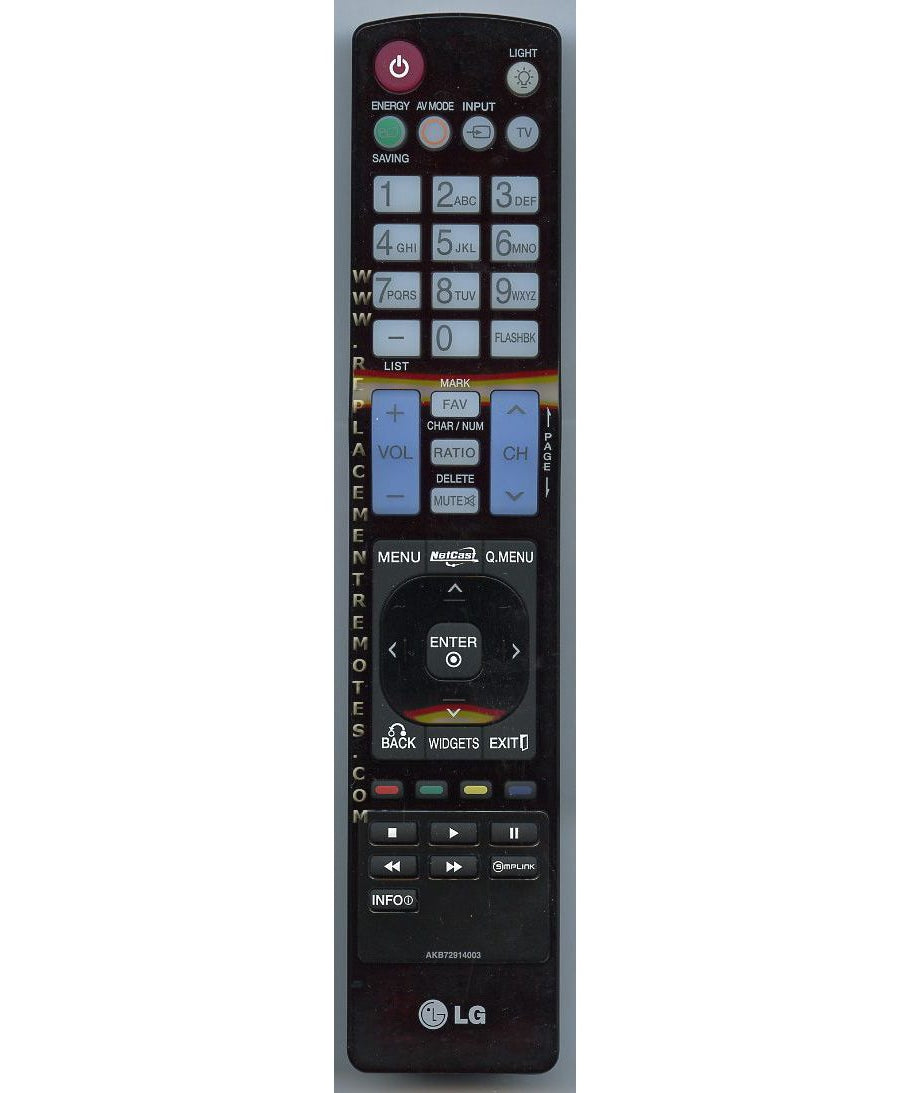 LG AKB72914003 TV Remote Control