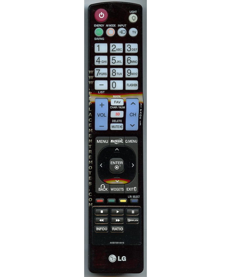 LG AKB72914018 TV Remote Control