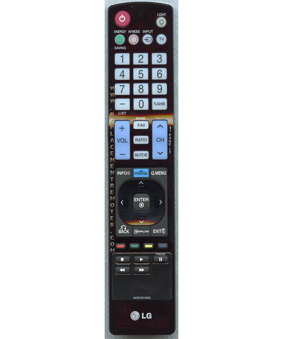 LG AKB72914053 TV Remote Control