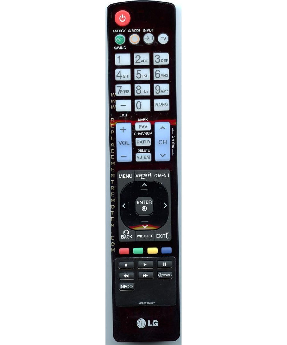 LG AKB72914207 TV Remote Control