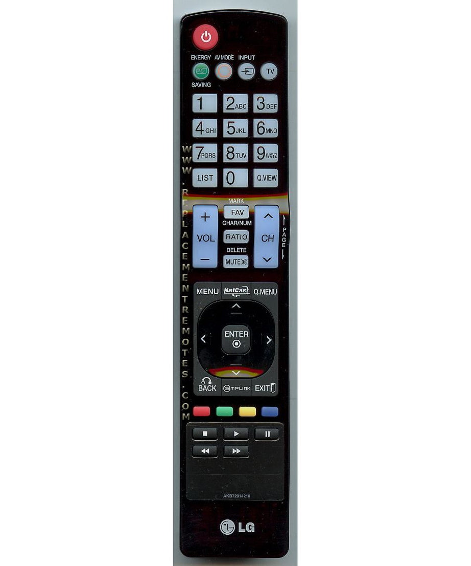 LG AKB72914218 TV Remote Control