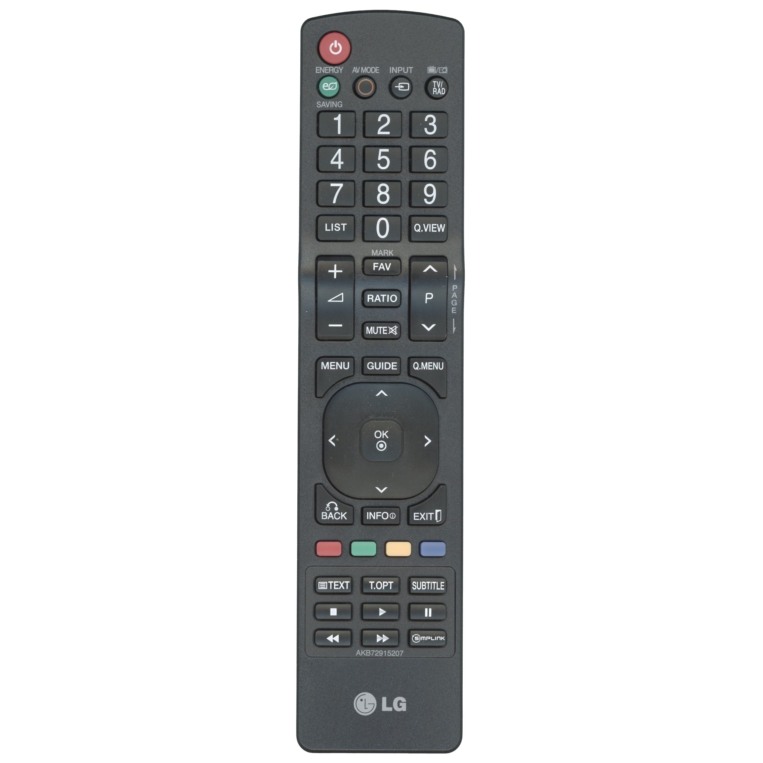 LG AKB72915207 TV Remote Control