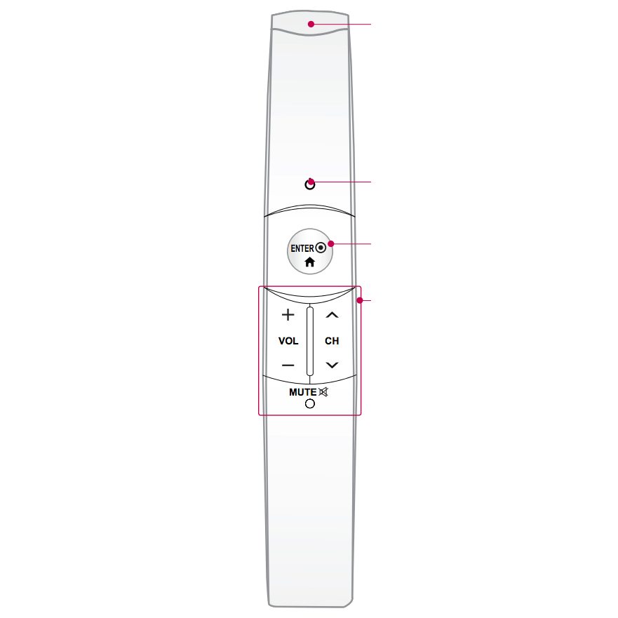LG AKB73035402 SMART TV Remote Control
