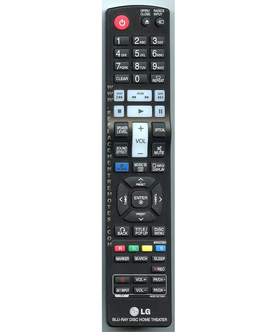 LG AKB73275501 Home Theater Remote Control