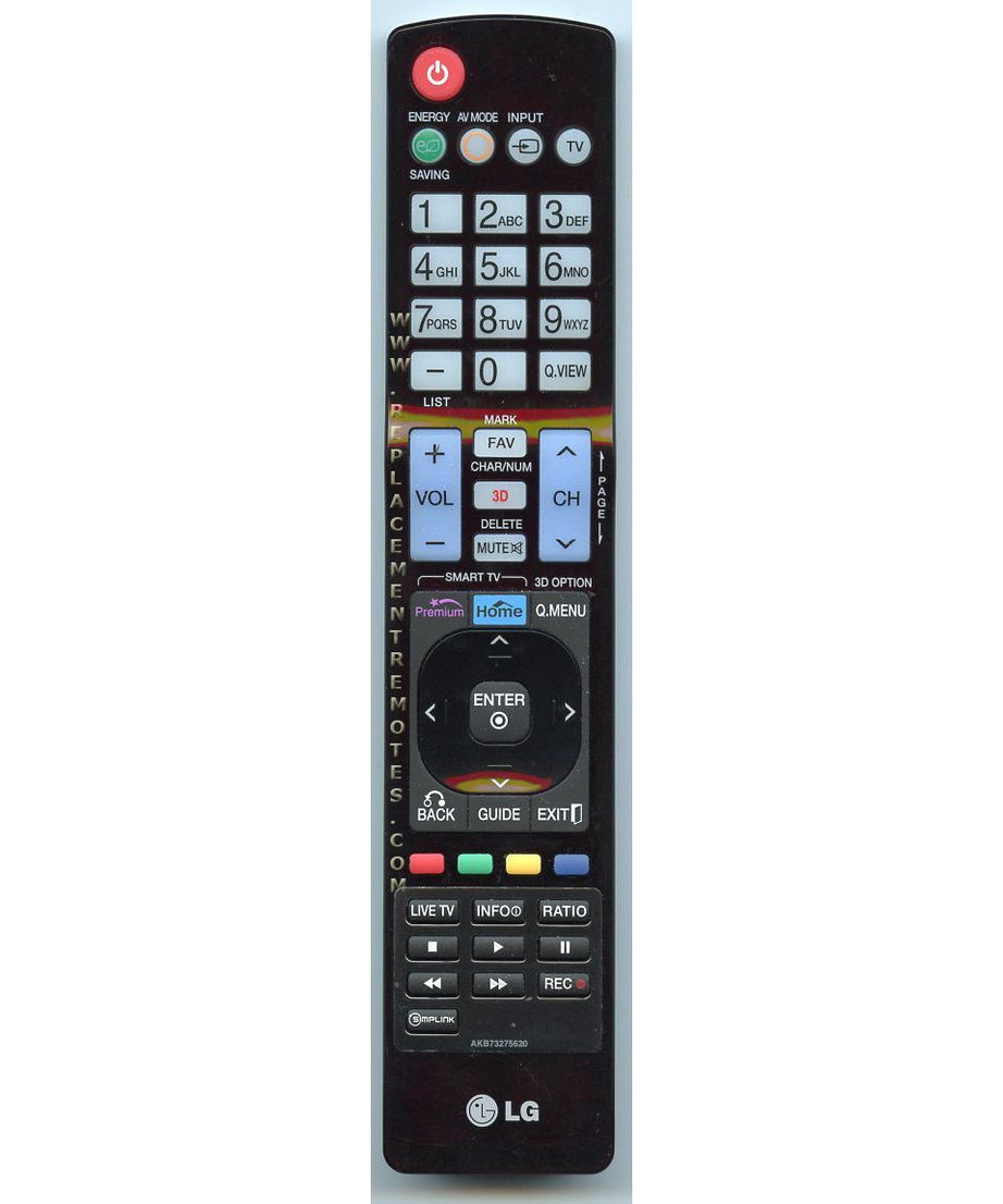 LG AKB73275620 TV Remote Control