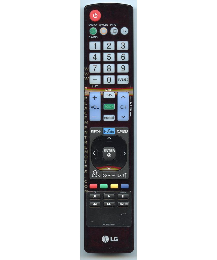 LG AKB73275654 Standard TV Remote Control IR