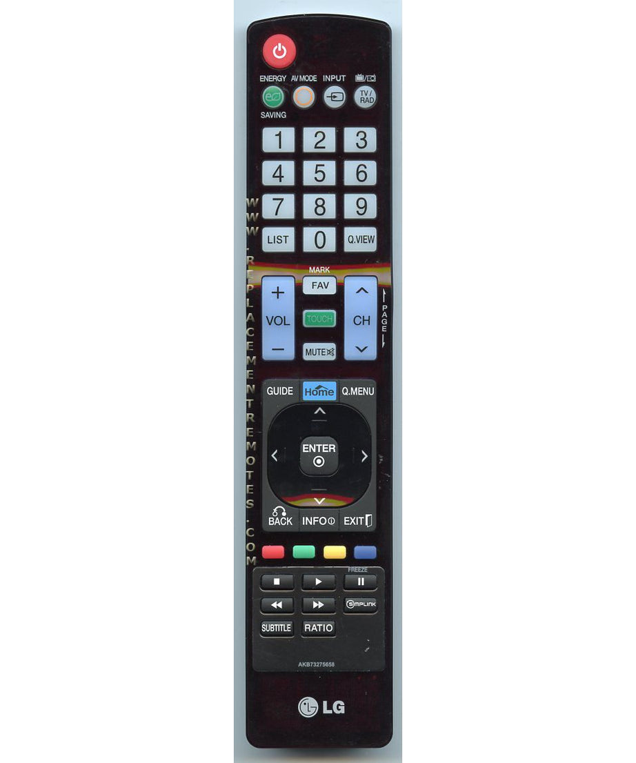 LG AKB73275658 TV Remote Control