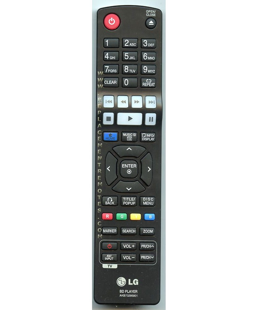 LG AKB73295901 Blu-ray Remote Control