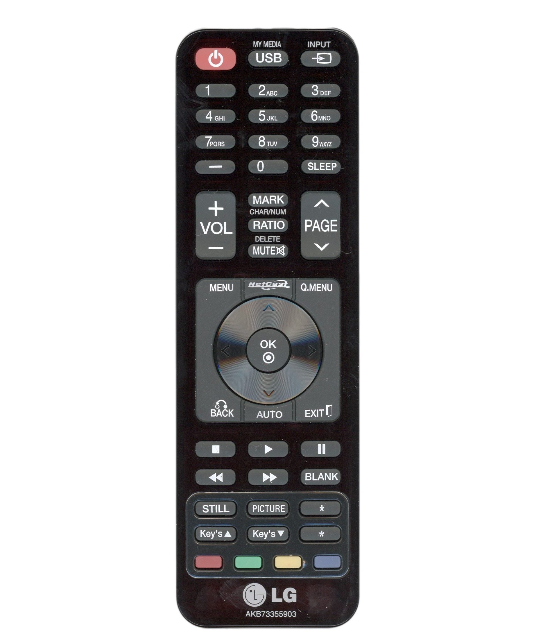 LG AKB73355903 TV Remote Control