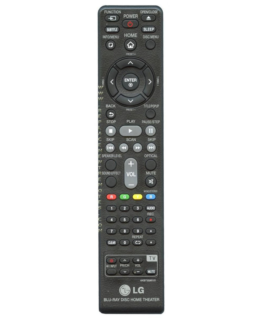 LG AKB73596101 Blu-ray Home Theater Remote Control