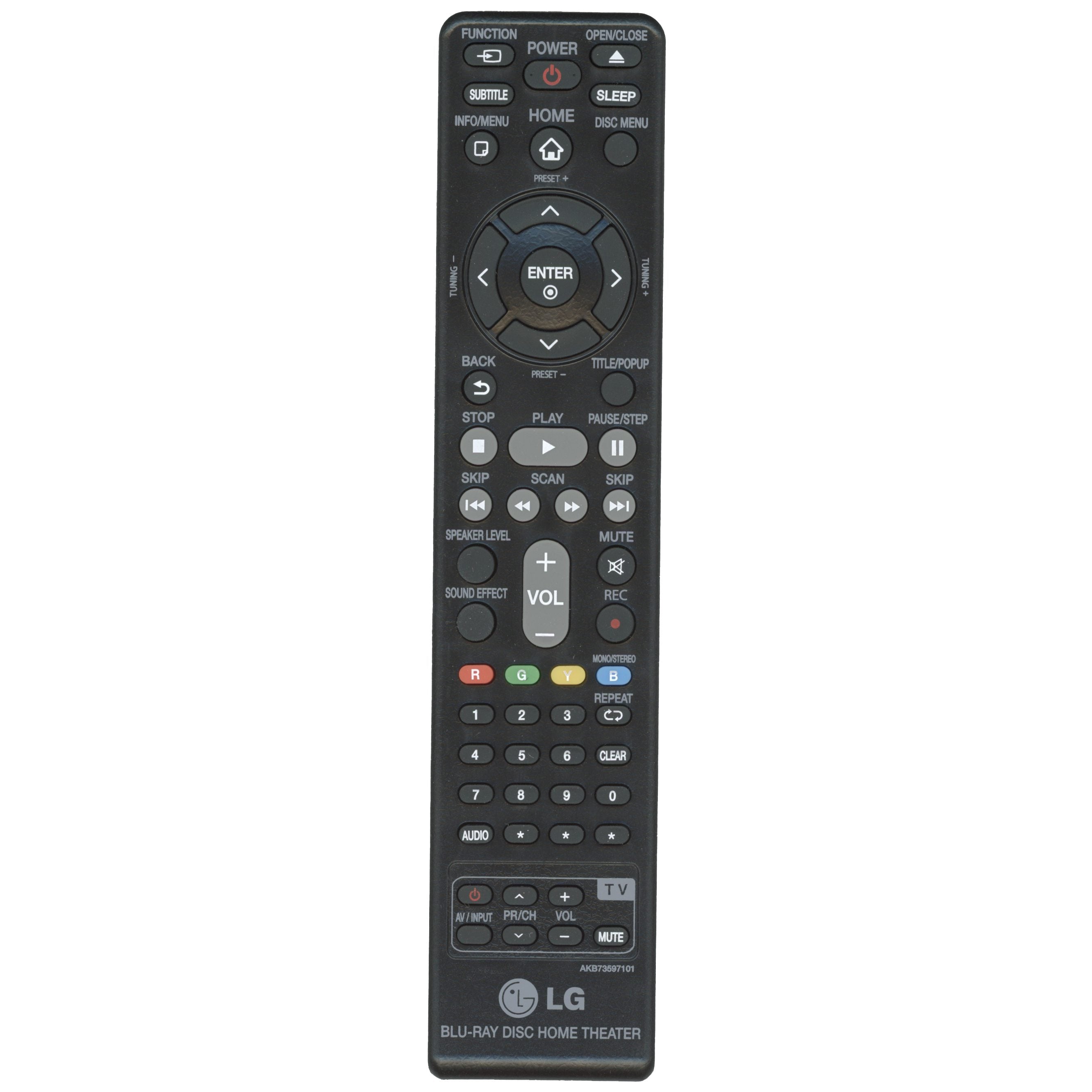 LG AKB73597101 Blu-ray Home Theater Remote Control