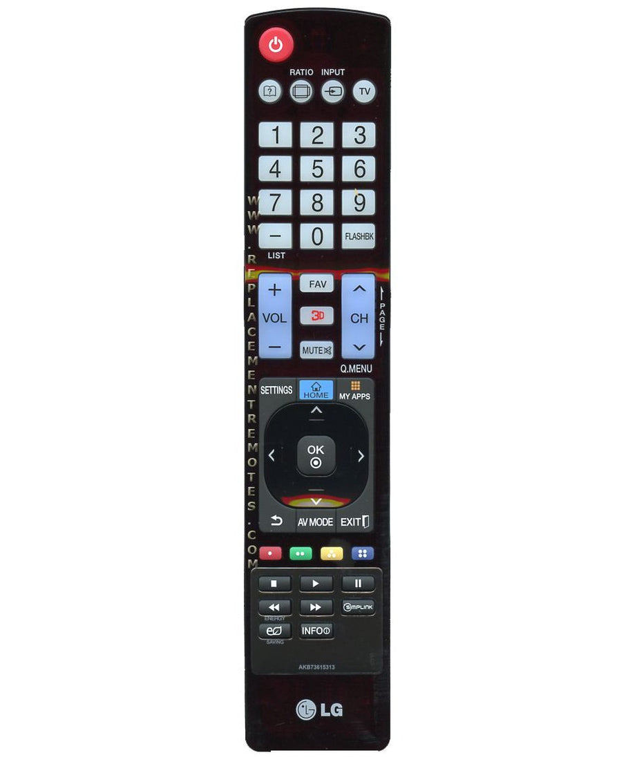 LG AKB73615313 TV Remote Control