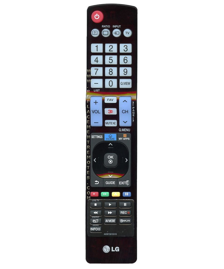 LG AKB73615319 TV Remote Control