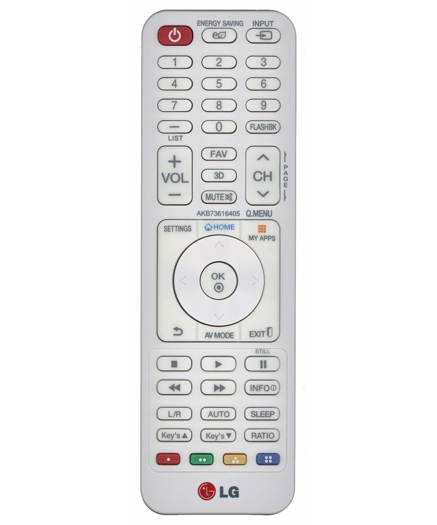 LG AKB73616405 Projector Remote Control
