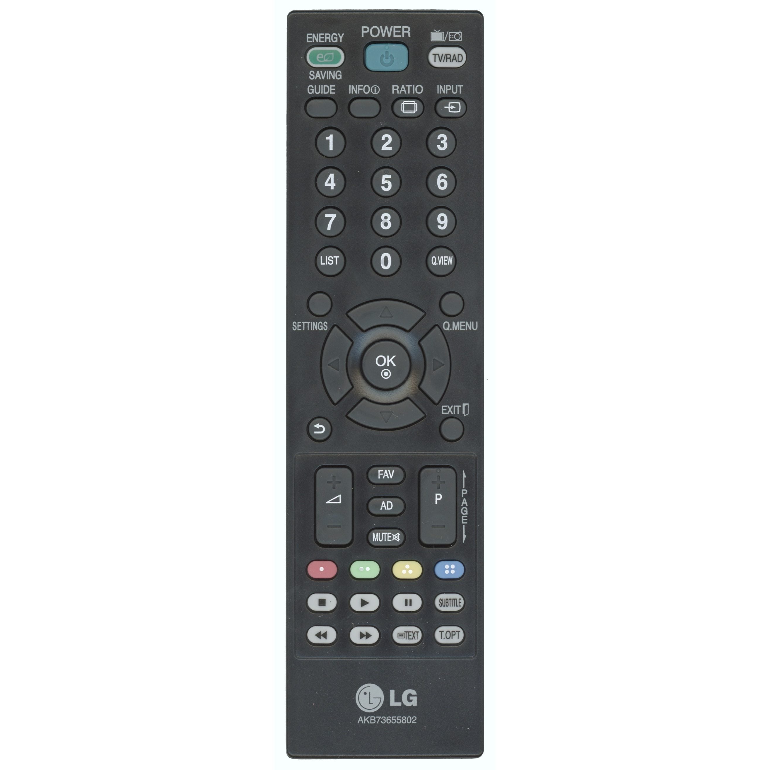 LG AKB73655802 TV Remote Control