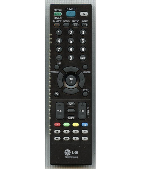 LG AKB73655806 TV Remote Control