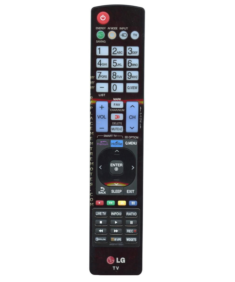LG AKB73655808 TV Remote Control