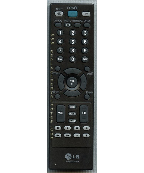 LG AKB73655839 TV Remote Control